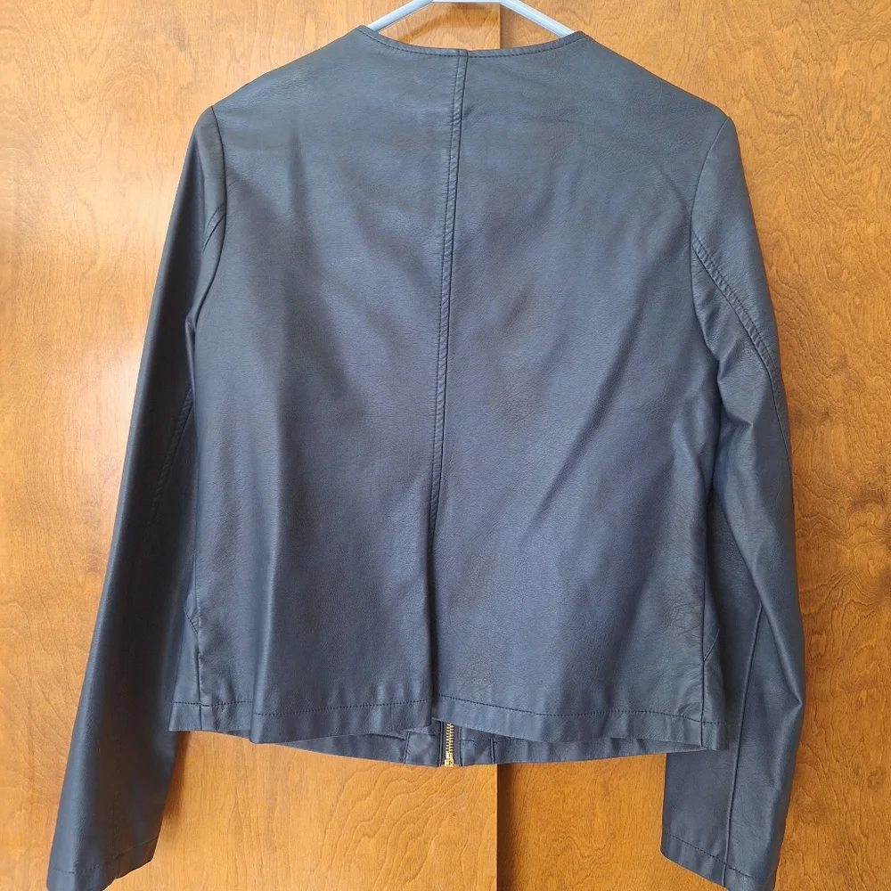 Alfani Women's non leather Blue Jacket - Picture 4 of 7